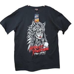 RARE Harley Davidson Maidstone Free‎ Spirit T-shirt Verona Size Large